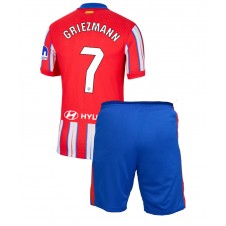 Atletico Madrid Antoine Griezmann #7 Hjemmedraktsett Barn 2024-25 Kortermet (+ korte bukser)